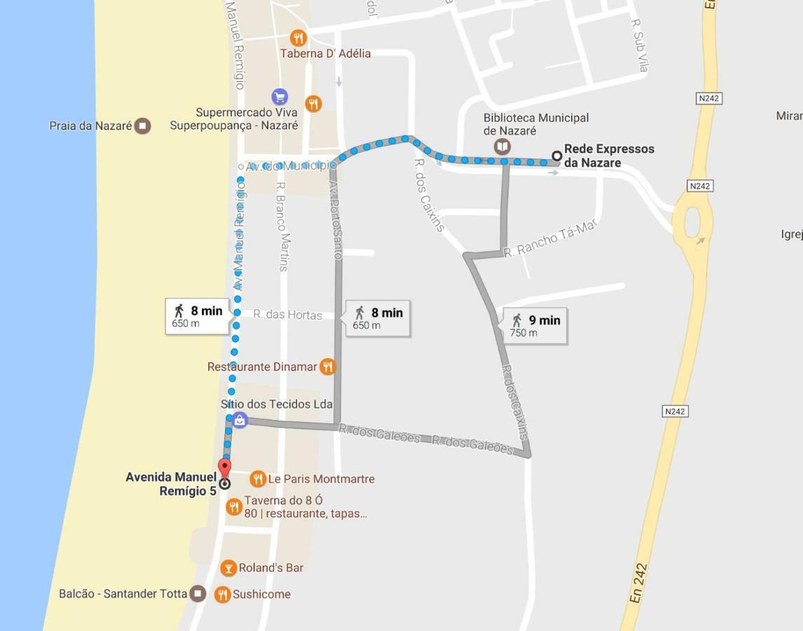 Nazare Apartamento Em Frente Ao Mar Екстер'єр фото